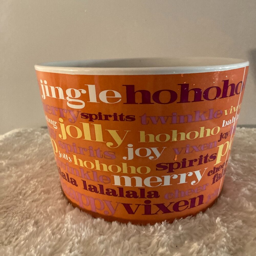 DesignPac Holiday Popcorn/Candy Bowl 6" x 8-1/2"